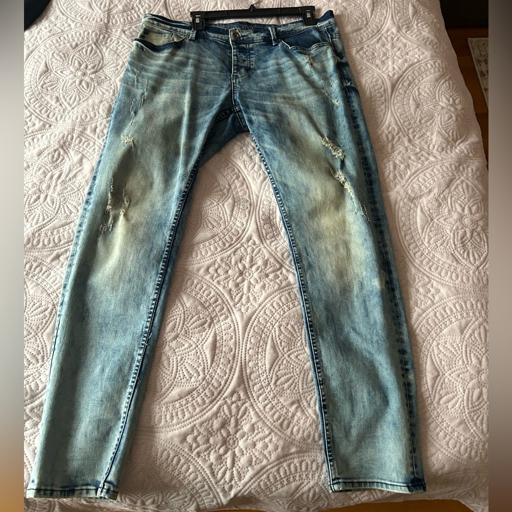 RENUAR Acid Wash Jeans, Cotton! Fantastic condition, Rarely work. 34x32. Steal!!